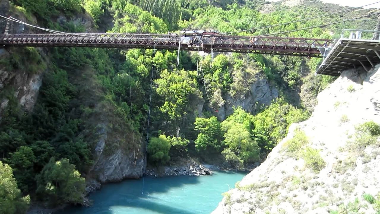 Bungy Jump from the Kawarau Suspension Bridge YouTube