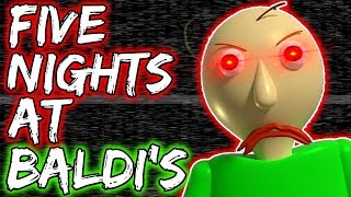 FIVE NIGHTS AT BALDI'S SUPER HARD NIGHT! | Baldi's Basics FNAF Fan Game screenshot 5