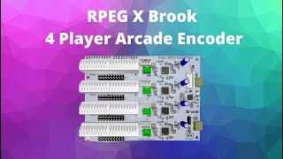 RPEG X Brook X Qanba Arcade Encoder + Buttons