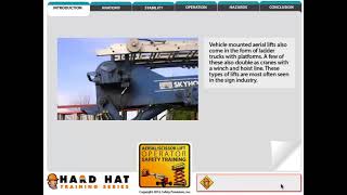 Aerial Work Platform Training Online Course Preview