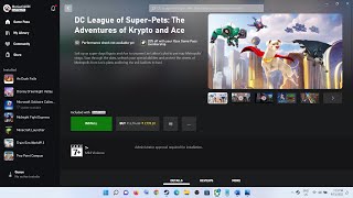 डीसी लीग ऑफ सुपर-पेट्स द एडवेंचर्स ऑफ क्रिप्टो एंड ऐस को एक्सबॉक्स ऐप विंडोज पीसी पर इंस्टॉल न हो... screenshot 2