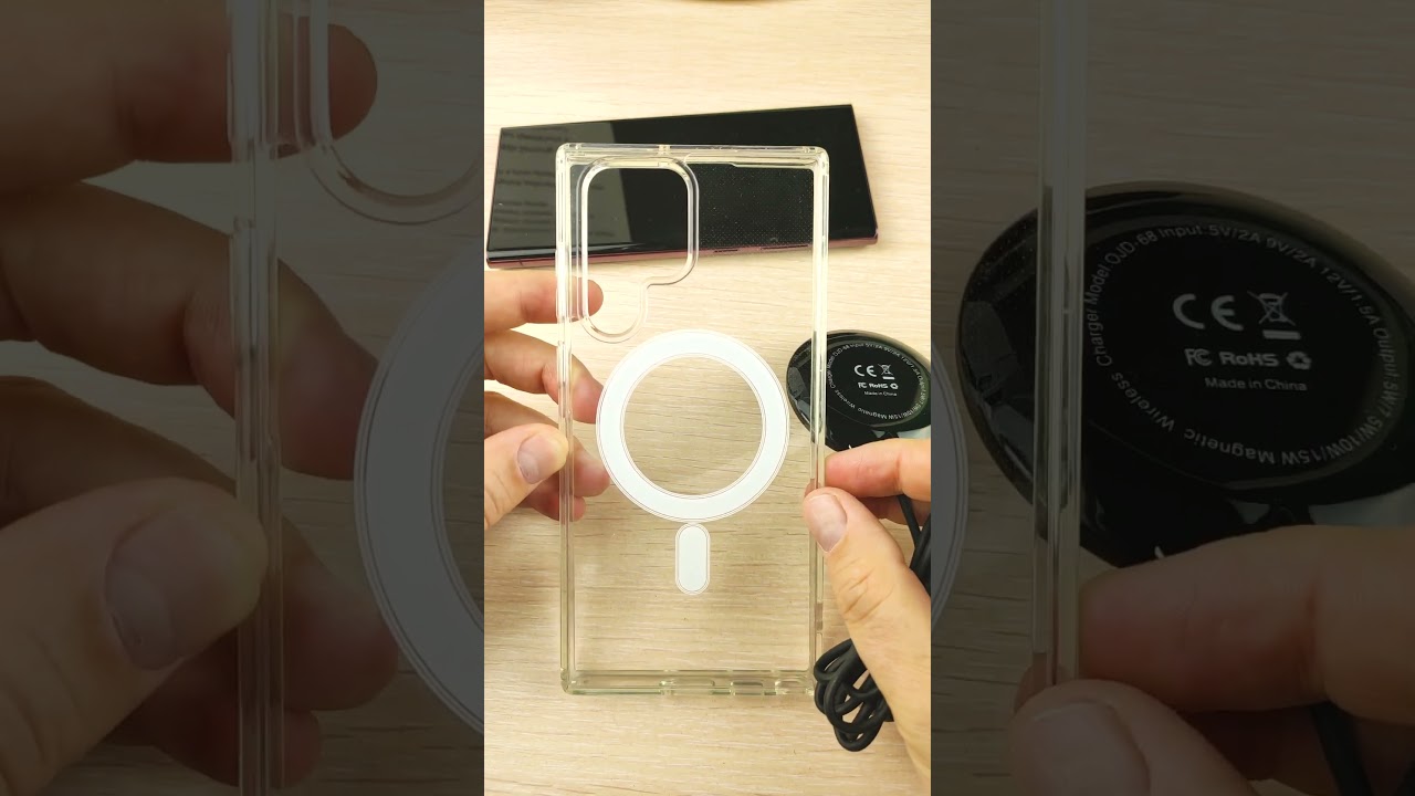 Если у тебя Samsung, а ты хочешь Apple MagSafe беспроводную зарядку, то используй этот чехол