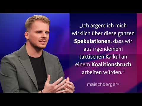 Tim Klüssendorf und Thorsten Frei über den Koalitionsstreit & den Umgang mit der AfD | maischberger