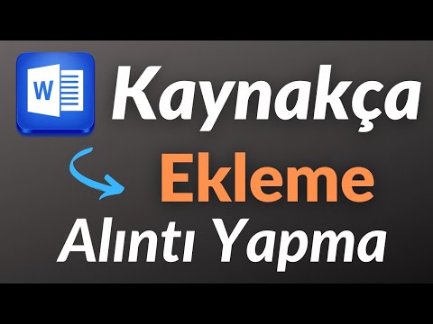 Video: Bir XML dosyasını EndNote'a nasıl aktarırım?