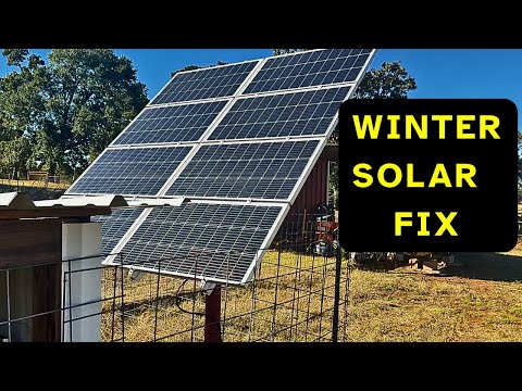 Solar Water Pumping - Adjusting Solar Panel Angle for Winter – DIY Step by Step Guide
