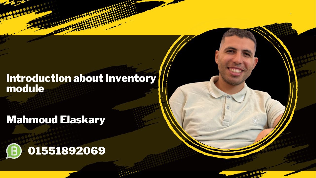 Introduction about inventory module - YouTube
