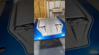 Wrapping up the paint job on the ‘73 Mach 1 😎🇺🇸🤟🏻 #ford #mustang #mach1 #351 #musclecar