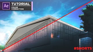 #QUICKTIP - Color Correction MMV in AFTER EFFECTS #shorts