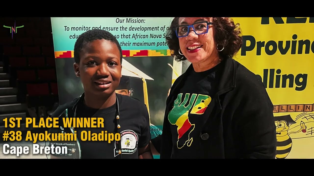 Ayokunmi Oladipo  from Cape Breton NS Wins The 19 th Annual (REP) Provincial Spelling BEE
