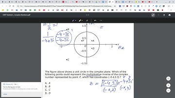 CSET Subtest I: Operations on Complex Numbers