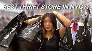 TRYING TO FIND THE BEST THRIFT STORE IN NYC (try-on haul)