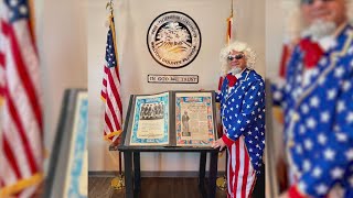 Uncle Sam visits South Walton Library to celebrate America 250