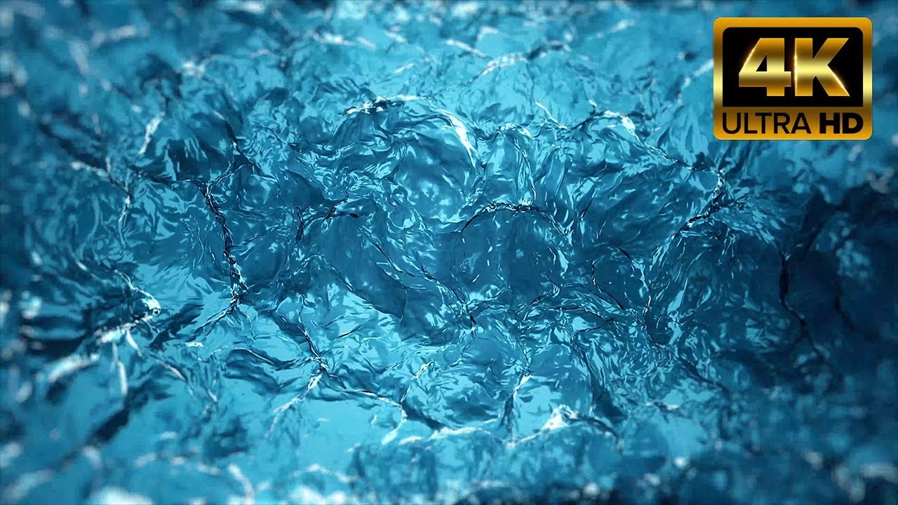 Slow Motion Water Background – 1HR LOOP 4K 60FPS