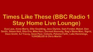 Times Like These BBC Radio 1 Stay Home Live Lounge - Live Lounge Allstars