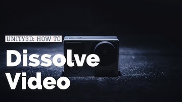 Unity HowTo - Disolving Video with the VideoPlayer