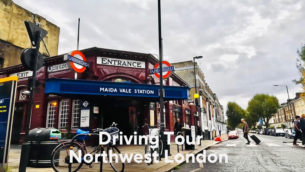 Driving in London Barnsbury to Maida Vale, via Tuffnell Park