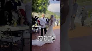 Logan's favorite band performs at his wedding #entertainment