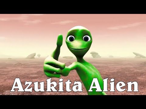 Dame Tu Cosita Version Azukita Alien - Green Alien Dance