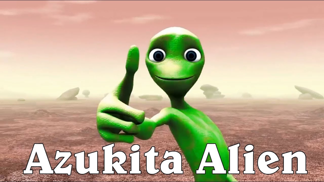 Dame Tu Cosita Version Azukita Alien Green Alien Dance Youtube