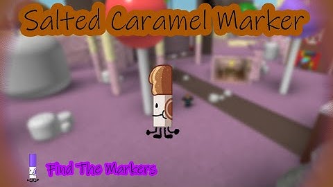 How to get Salted Caramel Marker - Find The Markers