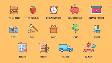 240+ Icons Pack - After Effects Template