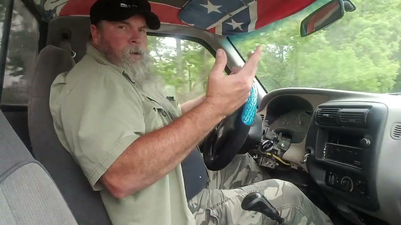 Переключение передач на 5-ступенчатом грузовике без сцепления.