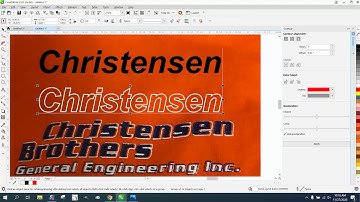 Corel Draw Tips & Tricks White outline around text Part 2