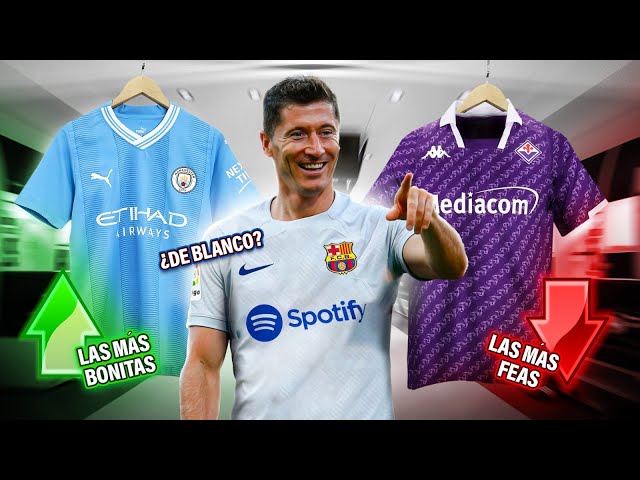 El ránking de las nuevas camisetas de los grandes del fútbol mundial, ¿cuál  es la más bonita?