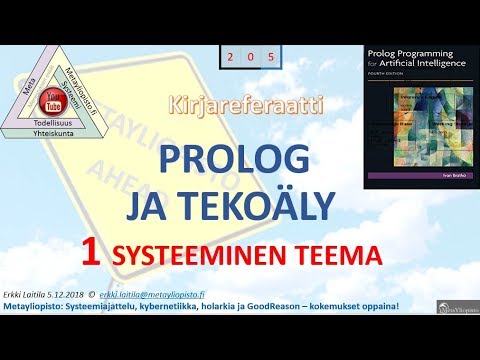 Prolog ja tekoäly: Referaatti Ivan Bratkon kirjan mukaan (1986,2012)