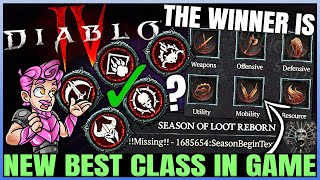 Diablo 4 - New Best HIGHEST DAMAGE Class in Game - Season 4 PTR Ranking - BROKEN Builds \& More!