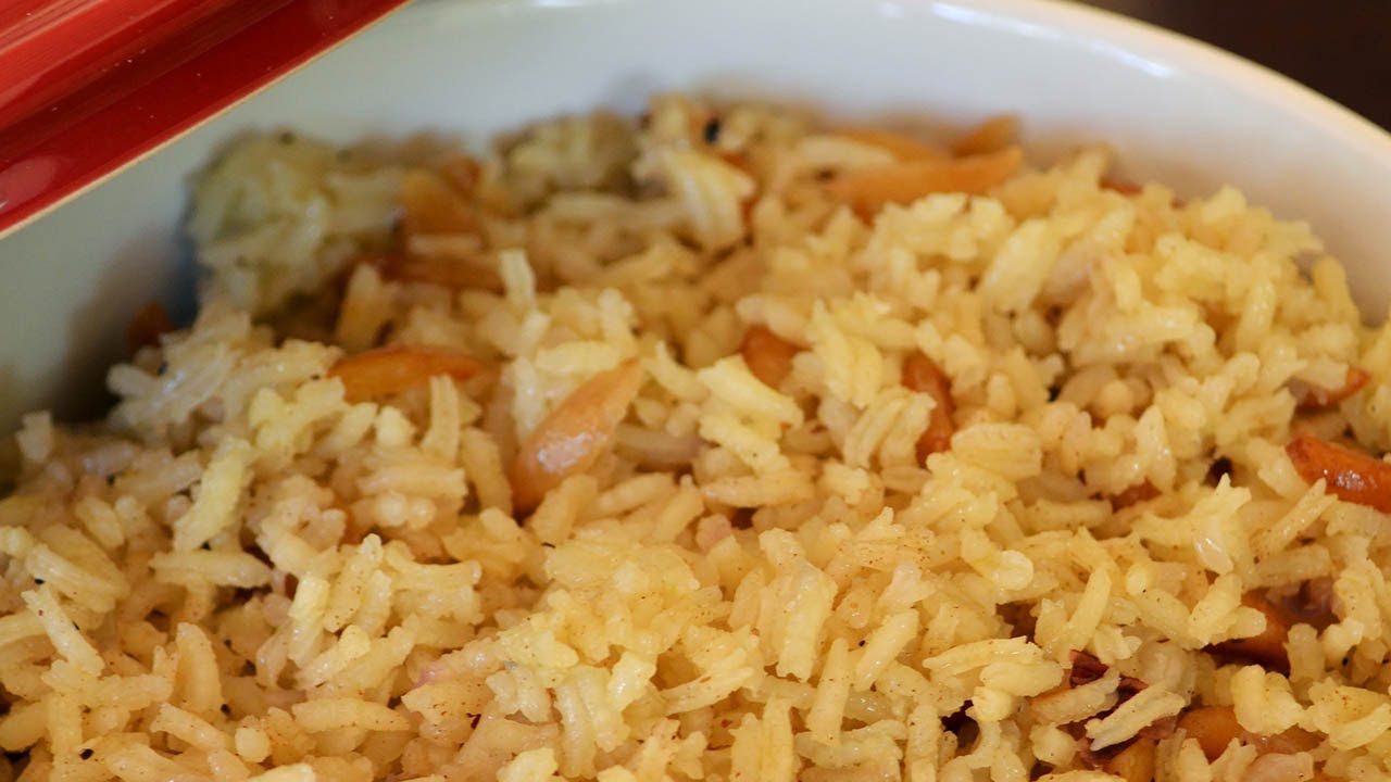 Arroz con almendras - YouTube