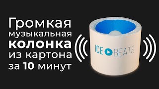 ДИНАМИК ИЗ КАРТОНА, ТАКОГО ЗВУКА МЫ НЕ ОЖИДАЛИ!