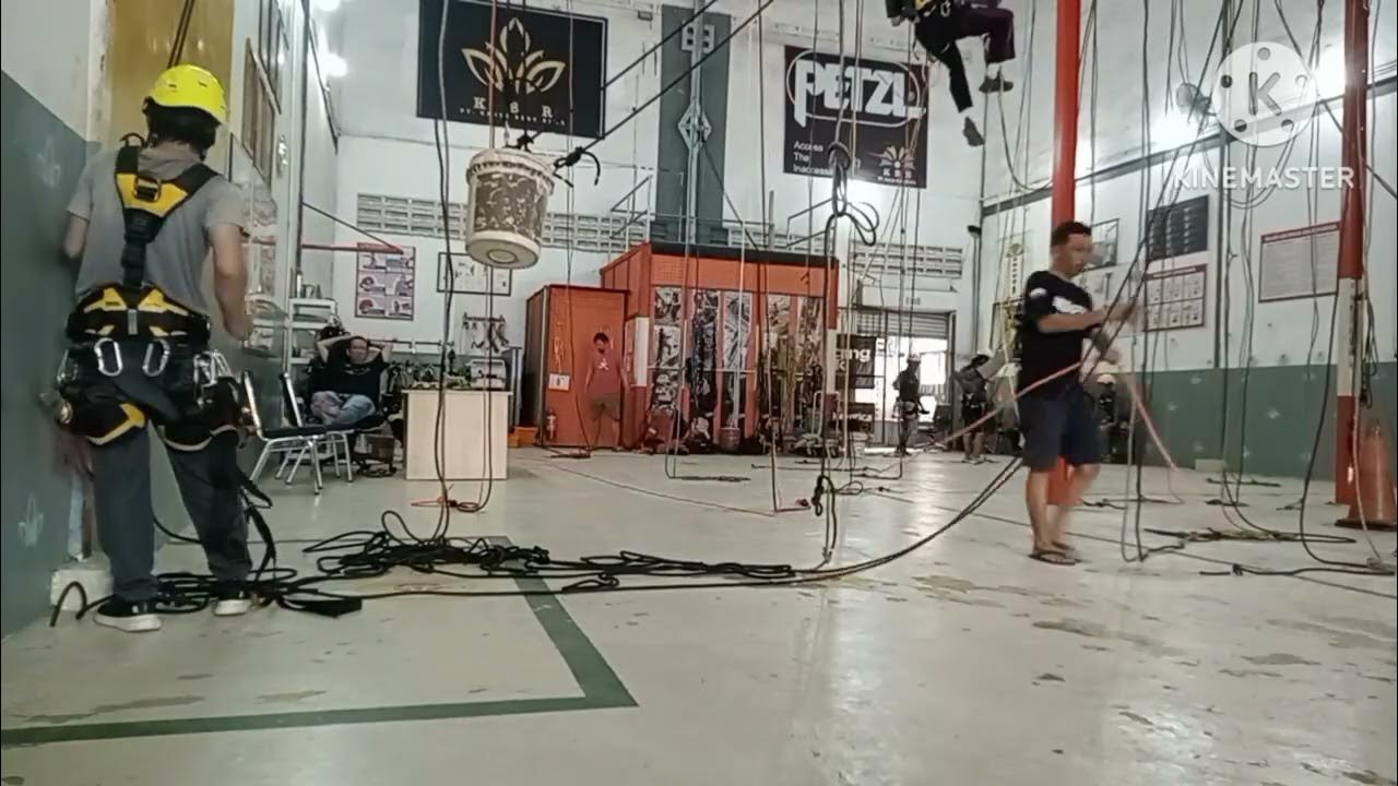Rope Access. training center KBR. Cross Hauling YouTube
