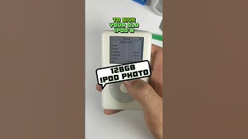 128GB iPod classic 4 mod #ipods #apple #tech