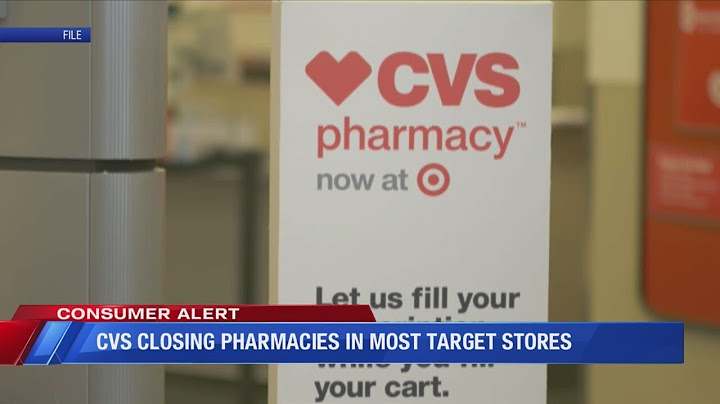CVS closing pharmacies in most Target stores