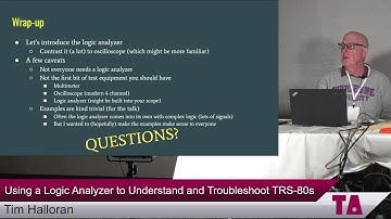 2024 Tandy Assembly Tech Talk - Using a Logic Analyzer to Understand and Troubleshoot TRS-80s