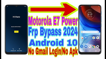 Motorola E7 Power Android 10 Frp Bypass | New Trick 2024 | Bypass Google Account 100% Working