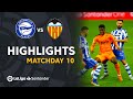 Highlights Deportivo Alavés vs Valencia CF (2-2)