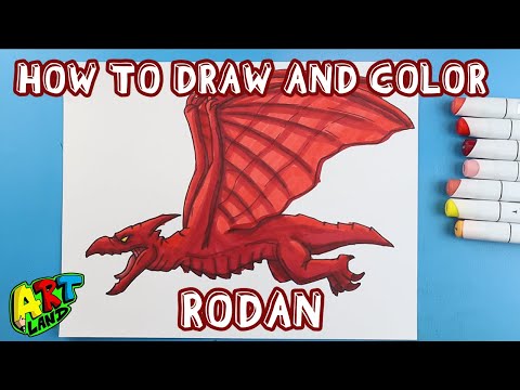 How to Draw and Color RODAN