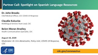 CDC COVID-19 Partner Call: Spotlight on Spanish Language Resources Net Worth