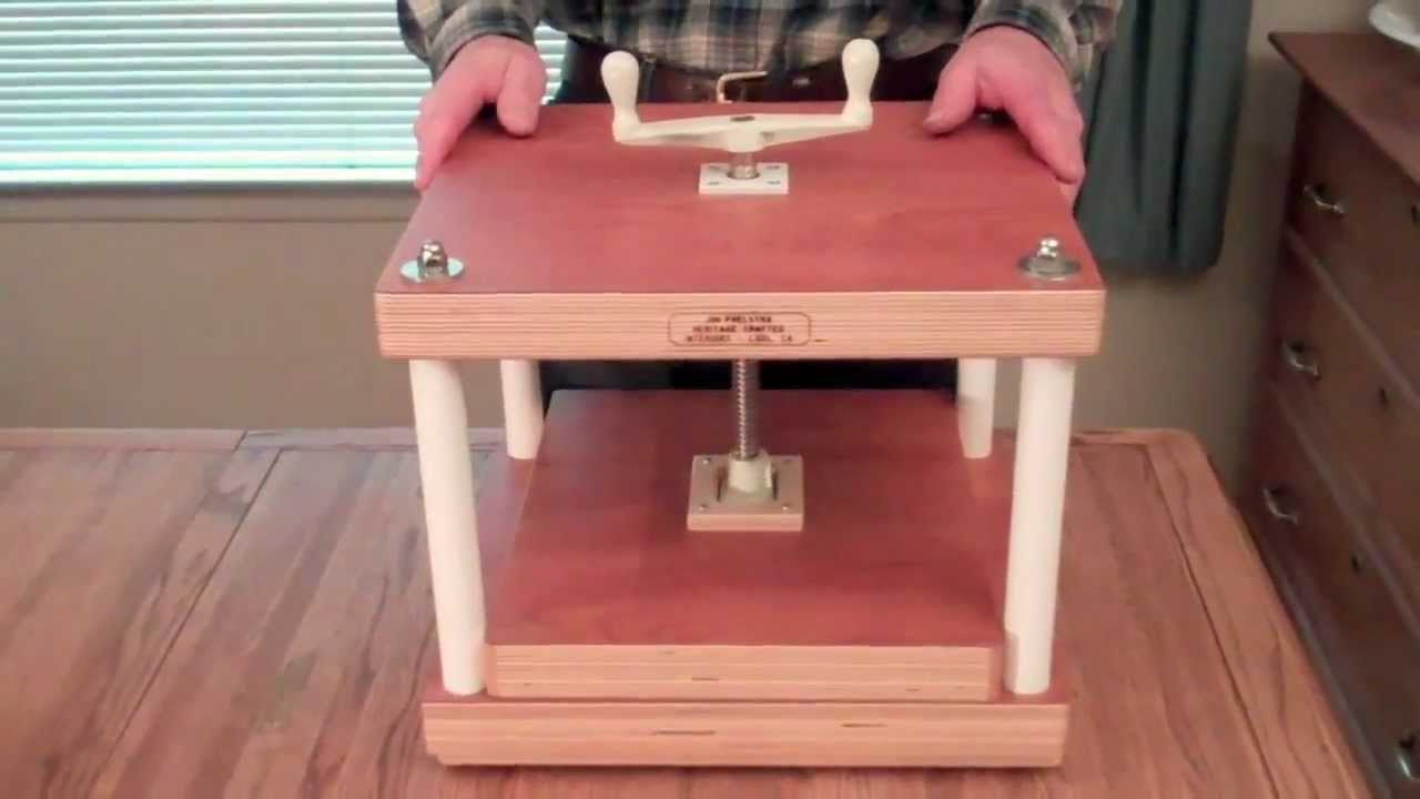 DIY Book Press - No drilling required! 