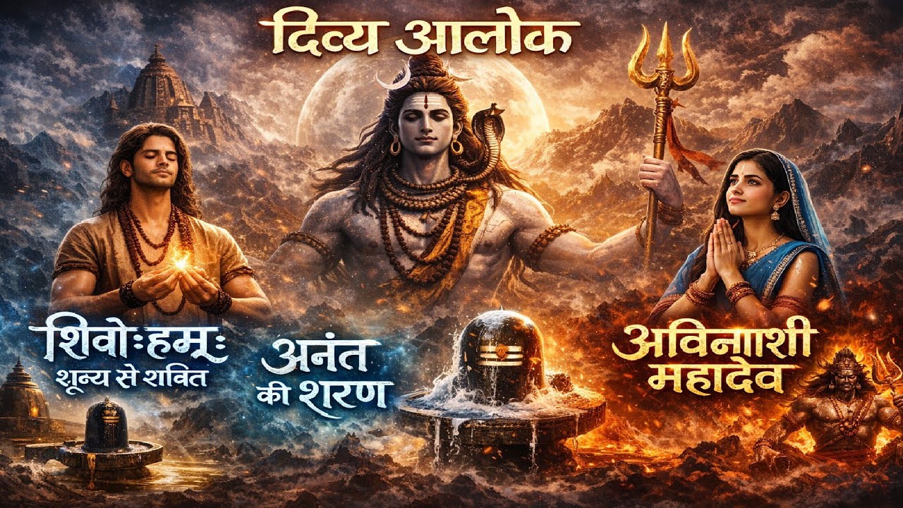 दिव्य आलोक | शिवोऽहम् | अविनाशी महादेव | अनंत की शरण | महाकाल का अभिषेक | शिव भजन संकलन