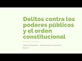 Delito de Sedición.  Disposiciones comunes al título X