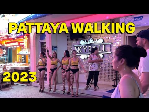 【🇹🇭 4K】Pattaya Walking Street Thailand 2023 Night Life