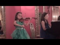 Julia Raphaela Kasprzak 8 years old  Beriot Violin Concerto No.9, Op.104 1.mov. with 1/4 Violin