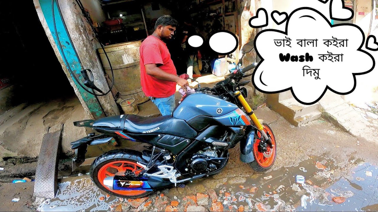 Bike Wash MT 15 Indonesia Moto Vlog Daily Vlog Ride With