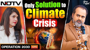 The Only Solution to the Climate Crisis || Acharya Prashant, with NDTV at IIT Delhi (2025)