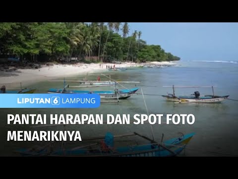 Rekomendasi Wisata Lampung: Pantai Harapan | Liputan 6 Lampung