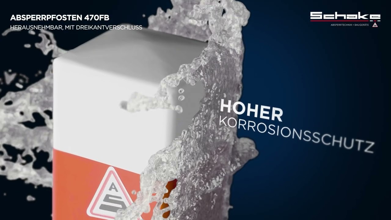 Schake Produktvorstellung - Absperrpfosten 470FB