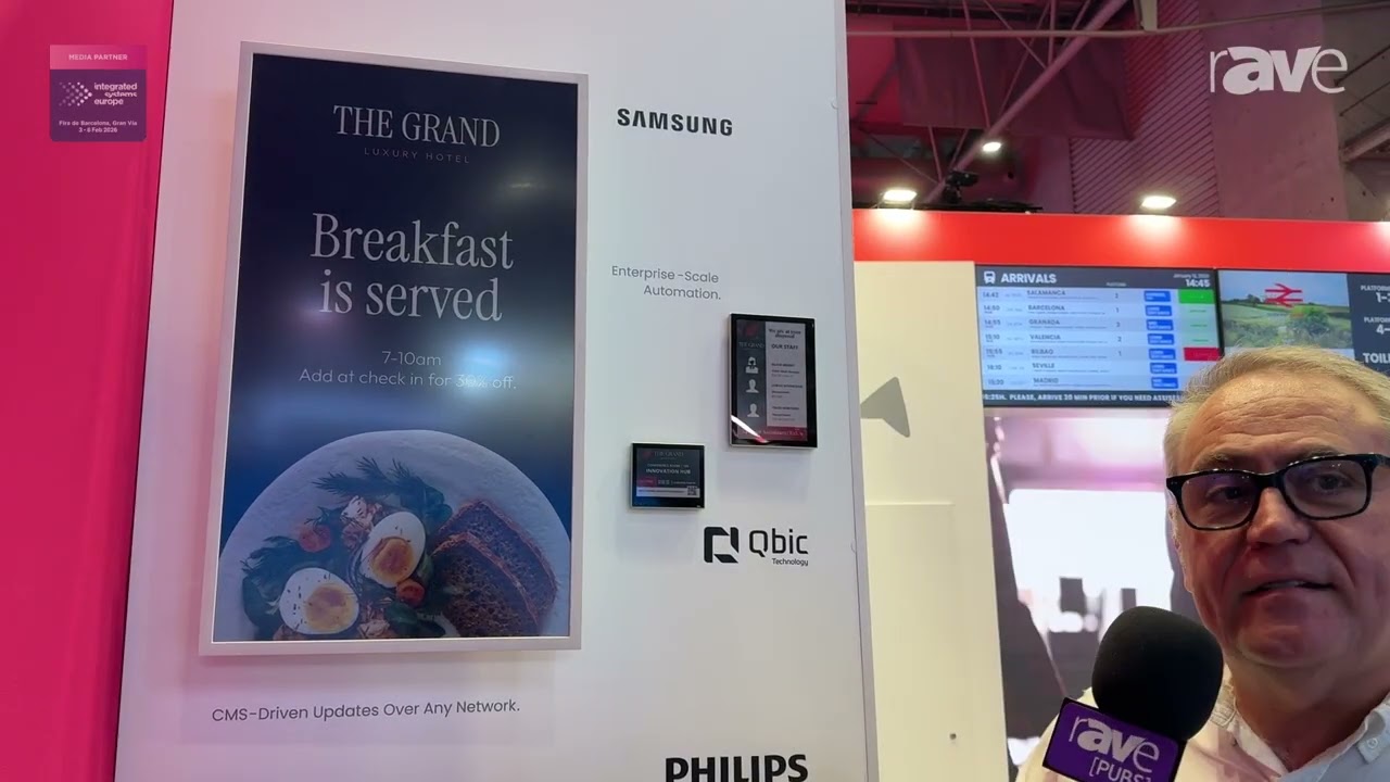 ISE 2026: DENEVA Shows Off Digital Signage Software [SPANISH]